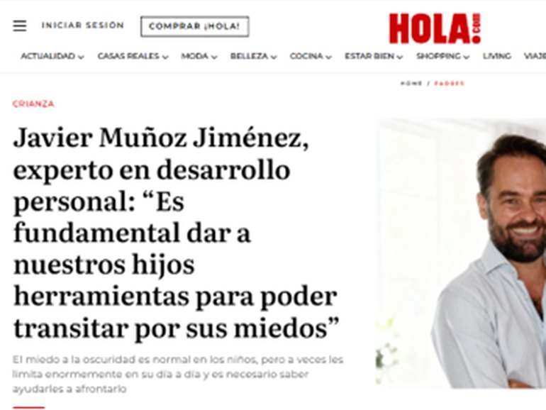 Javier Muñoz Jiménez, experto en desarrollo personal: dar a los hijos herramientas para transitar sus miedos