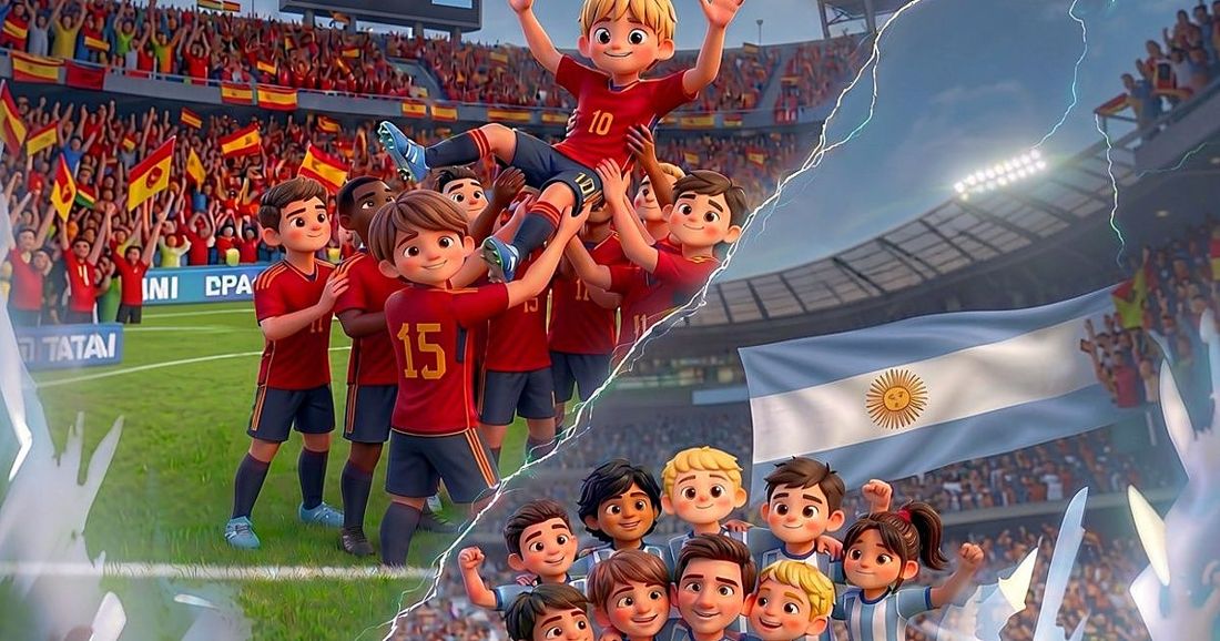 El cuento infantil que predijo el final España–Argentina y sus enseñanzas